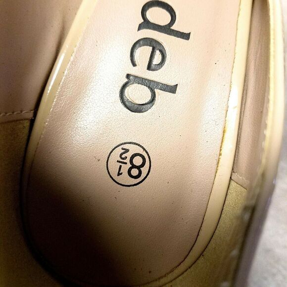 Deb Womens Size 8.5 Nude Slip On 5.5" Heel Pumps - Picture 9 of 10